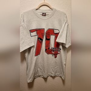 Vintage 90s Chicago Bulls 1996 NBA Championship Team Tee - 70 Wins Mens Size XL